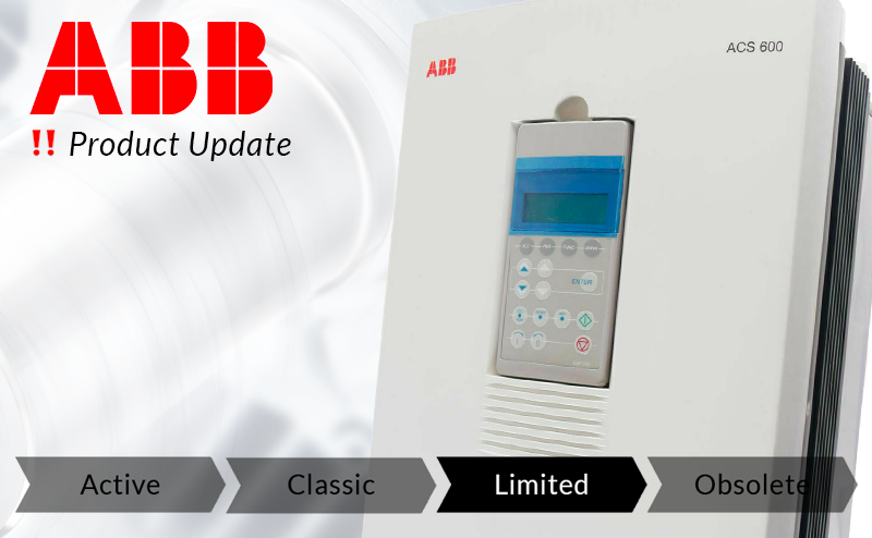 ABB ACS600 MultiDrive to become obsolete