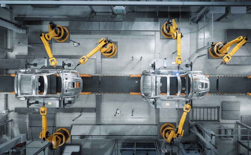 Conveyor systems used in the automotive industry