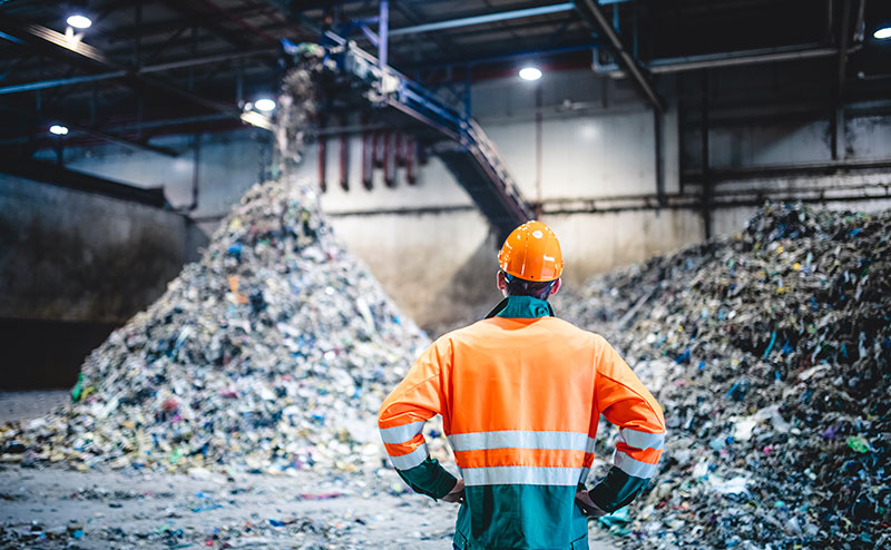 Contaminated Paper Waste