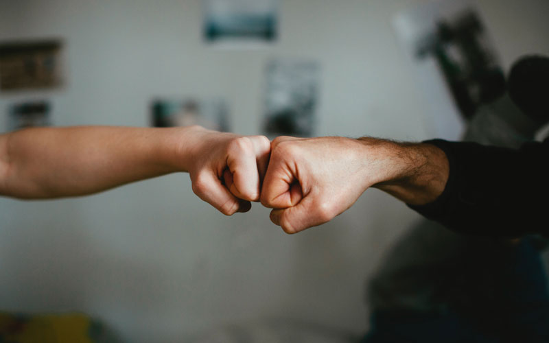 Fist bump
