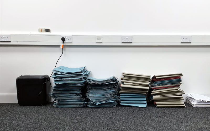 Preparing to go paperless