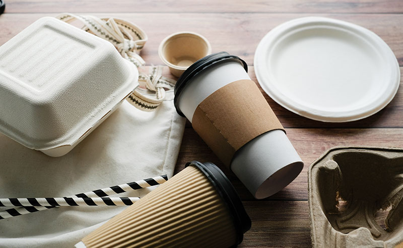 Items made from recycled paper