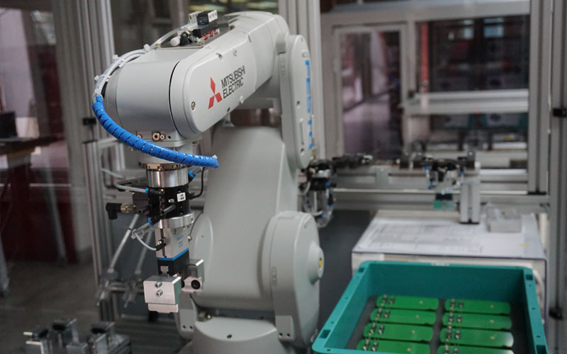 Mitsubishi Robotics is a commonly imported brand