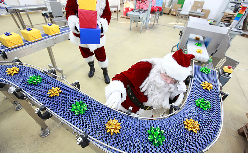 Santa's workshop if it was automated